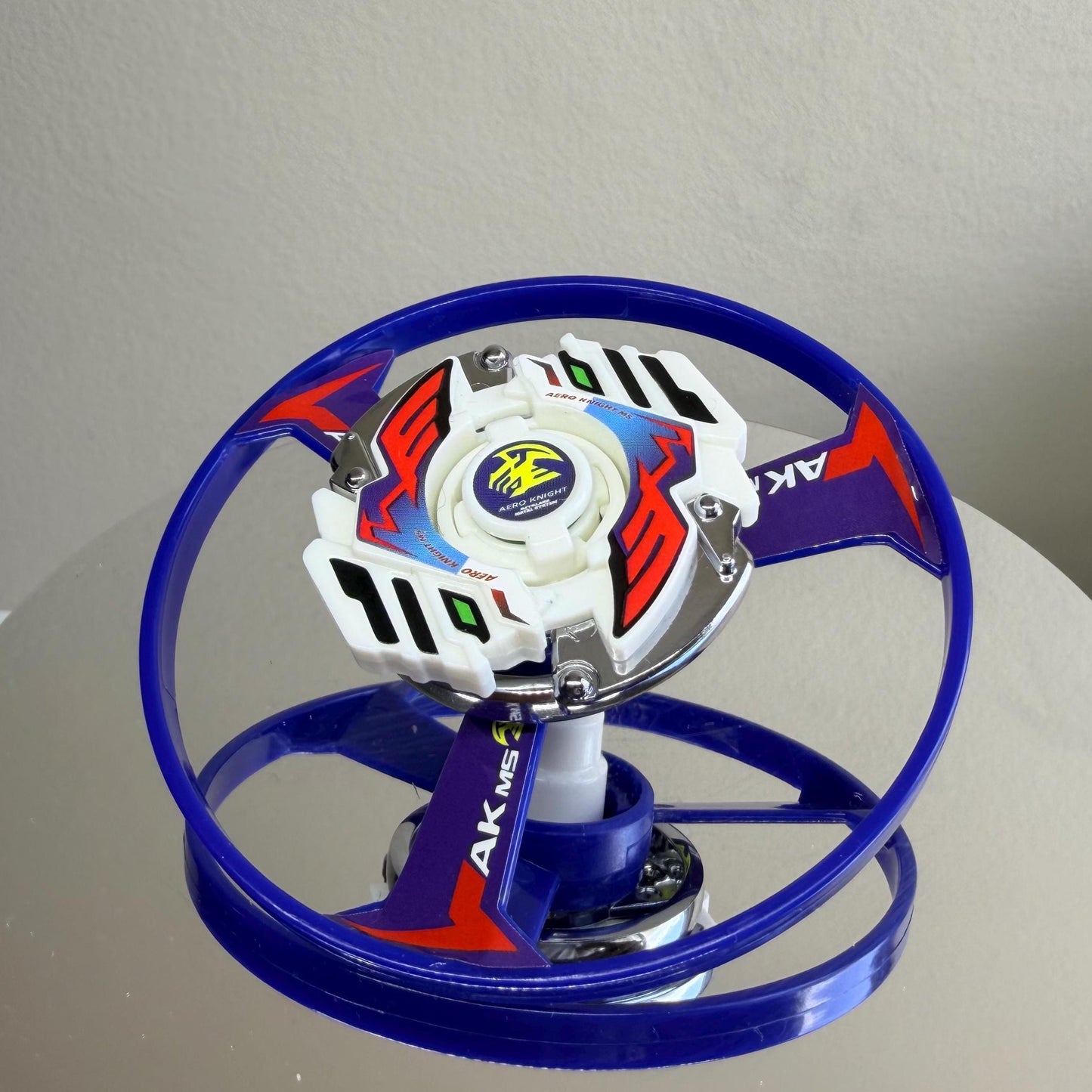 Beyblade Aero Knight MS - HMS Repro (Zinc+Chrome plated)