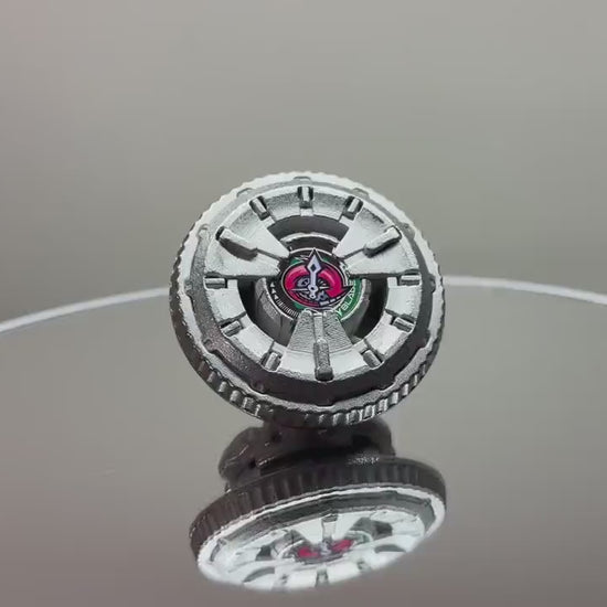 FULL METAL Beyblade Clock Mirage 9-55 B (Stainless steel) (Beyblade X) (UX)
