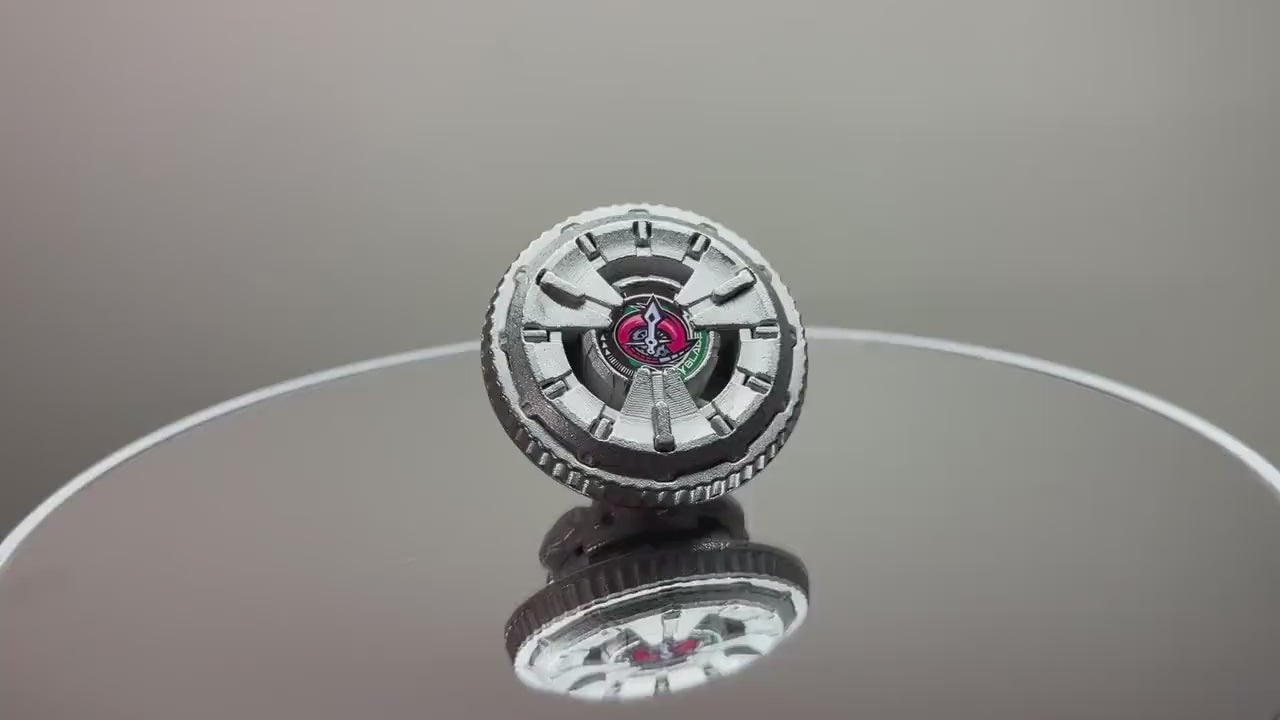 FULL METAL Beyblade Clock Mirage 9-55 B (Stainless steel) (Beyblade X) (UX)