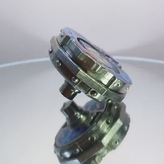 FULL METAL Beyblade Voltaic Ape (Stainless steel)