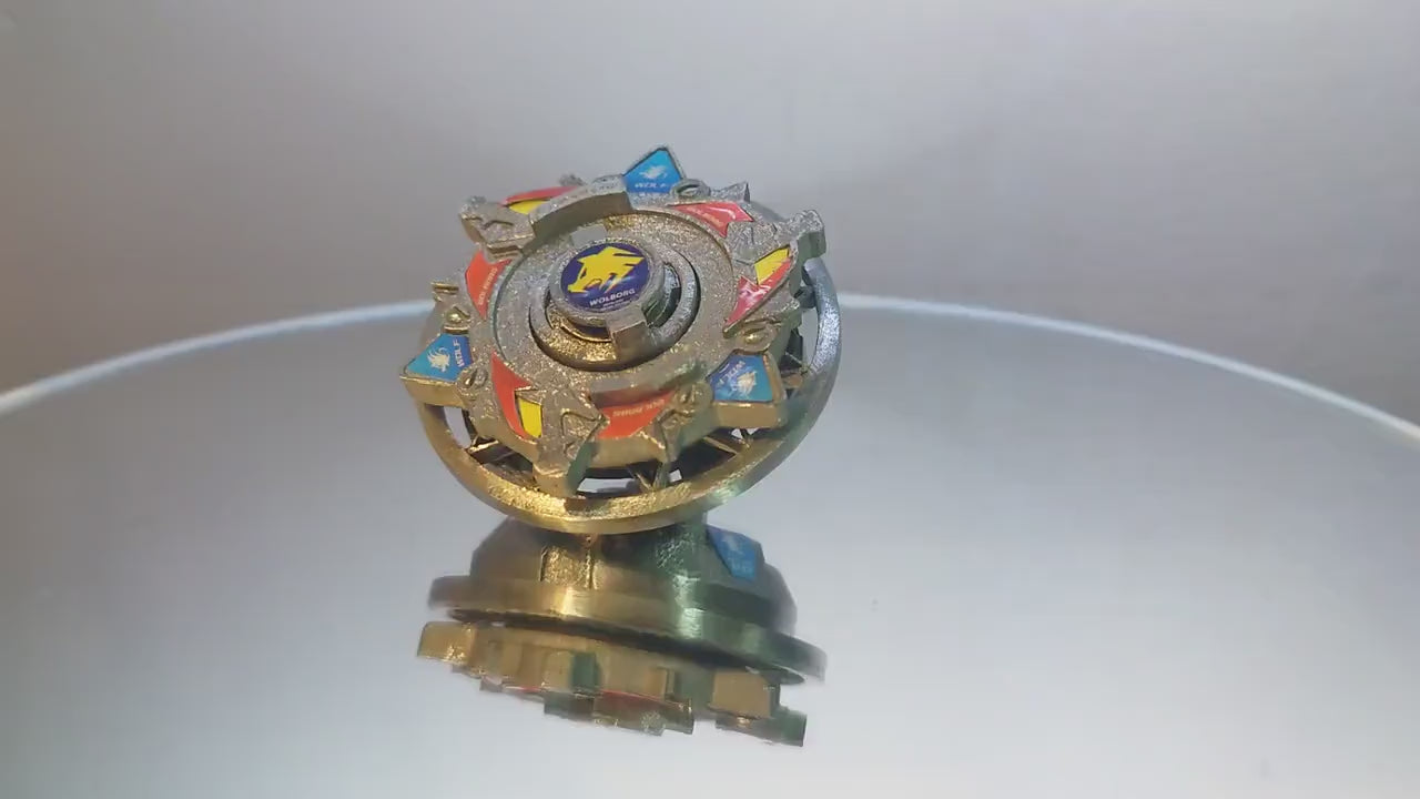 Beyblade FULL METAL Wolborg (6) MF - Custom (3D printed)
