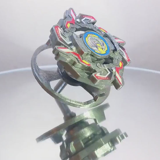 FULL METAL Beyblade Cyber Dragoon (Stainless steel)