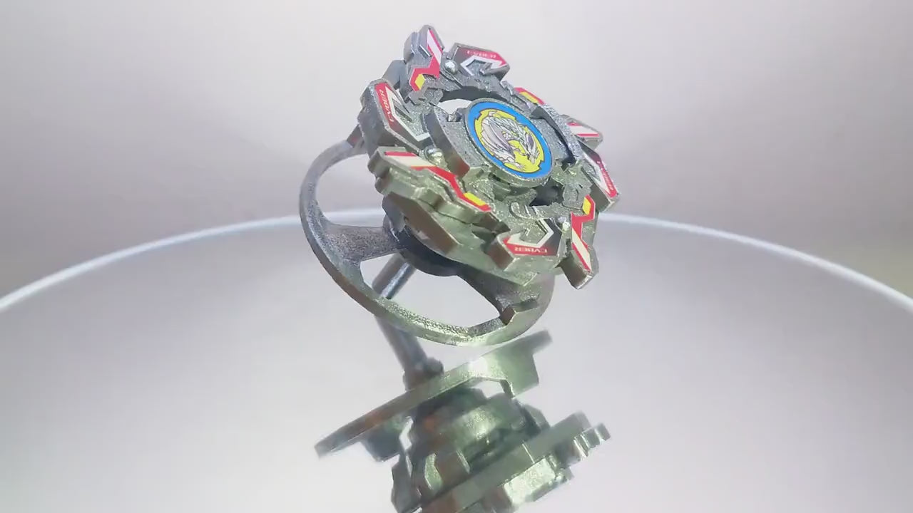 FULL METAL Beyblade Cyber Dragoon (Stainless steel)