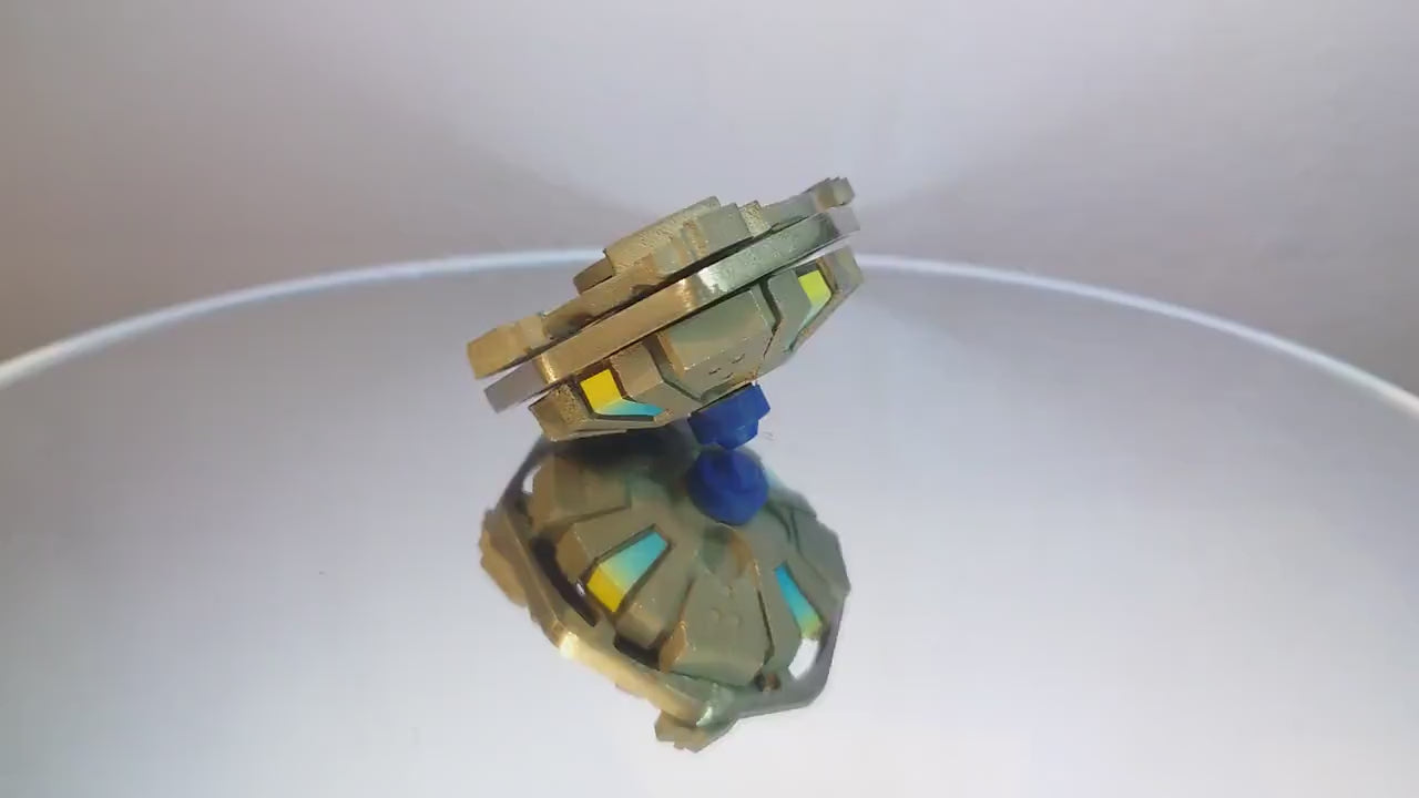 FULL METAL Beyblade Dragoon Grip Attacker (Stainless steel)
