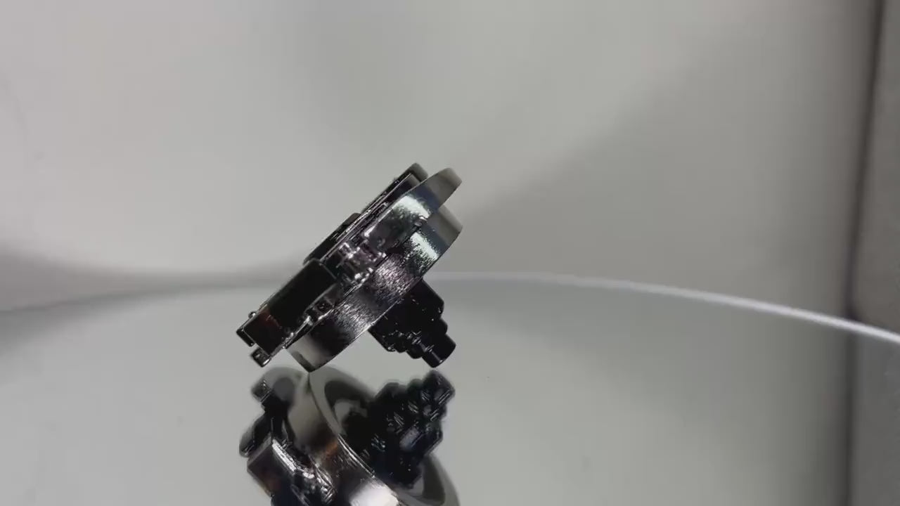 Full Metal Beyblade Black Dranzer MS - HMS Repro (Zinc+Nickel plated)