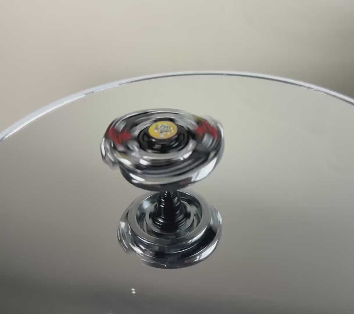 Full Metal Beyblade Driger MS - HMS Repro (Zinc+Chrome plated)